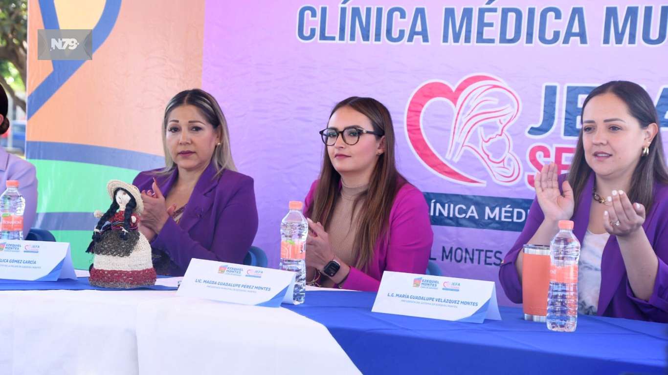La alcaldesa Lupita Pérez Montes, anuncia oficialmente la apertura de una clínica médica para mujeres en Ezequiel Montes.