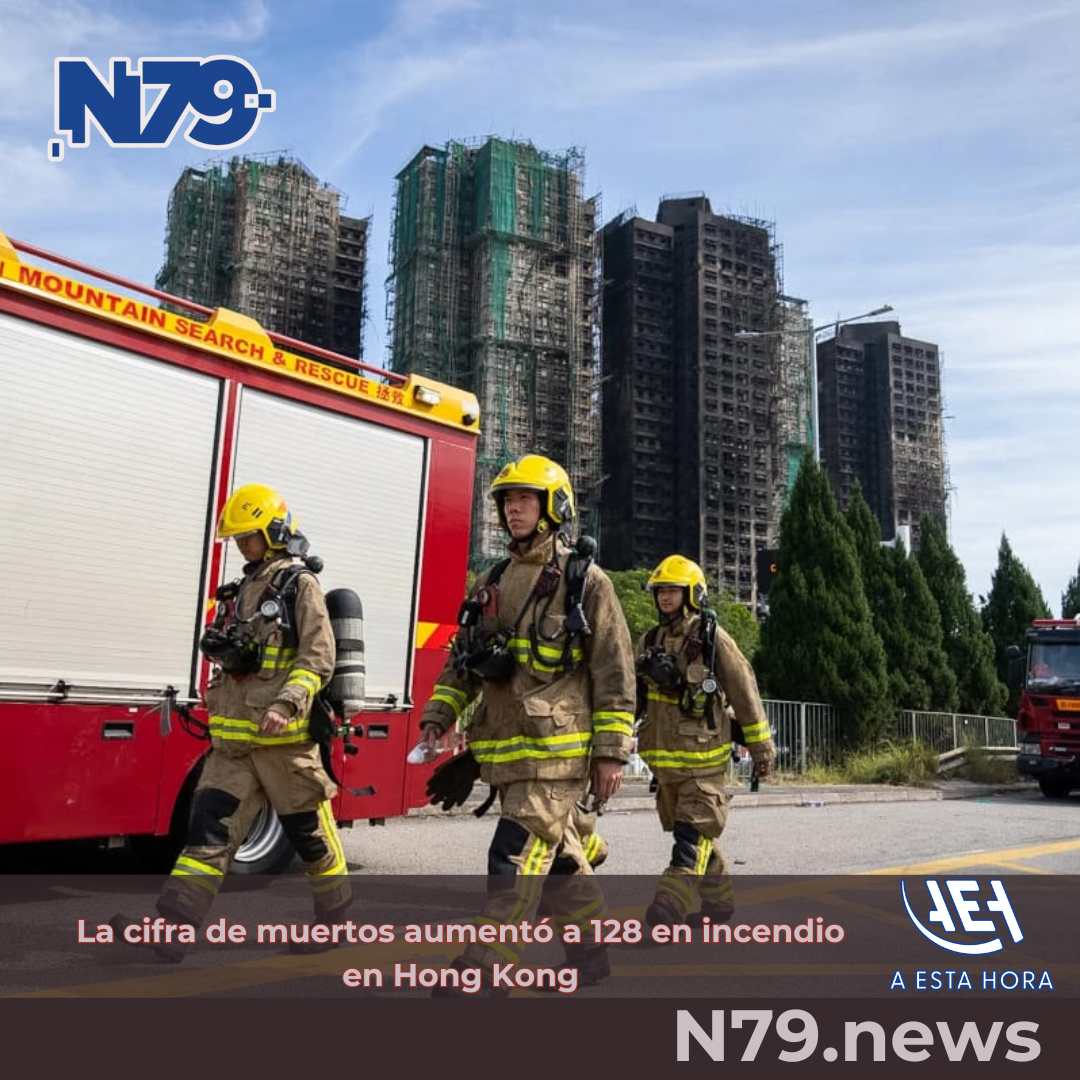 La cifra de muertos aumentó a 128 en incendio en Hong Kong