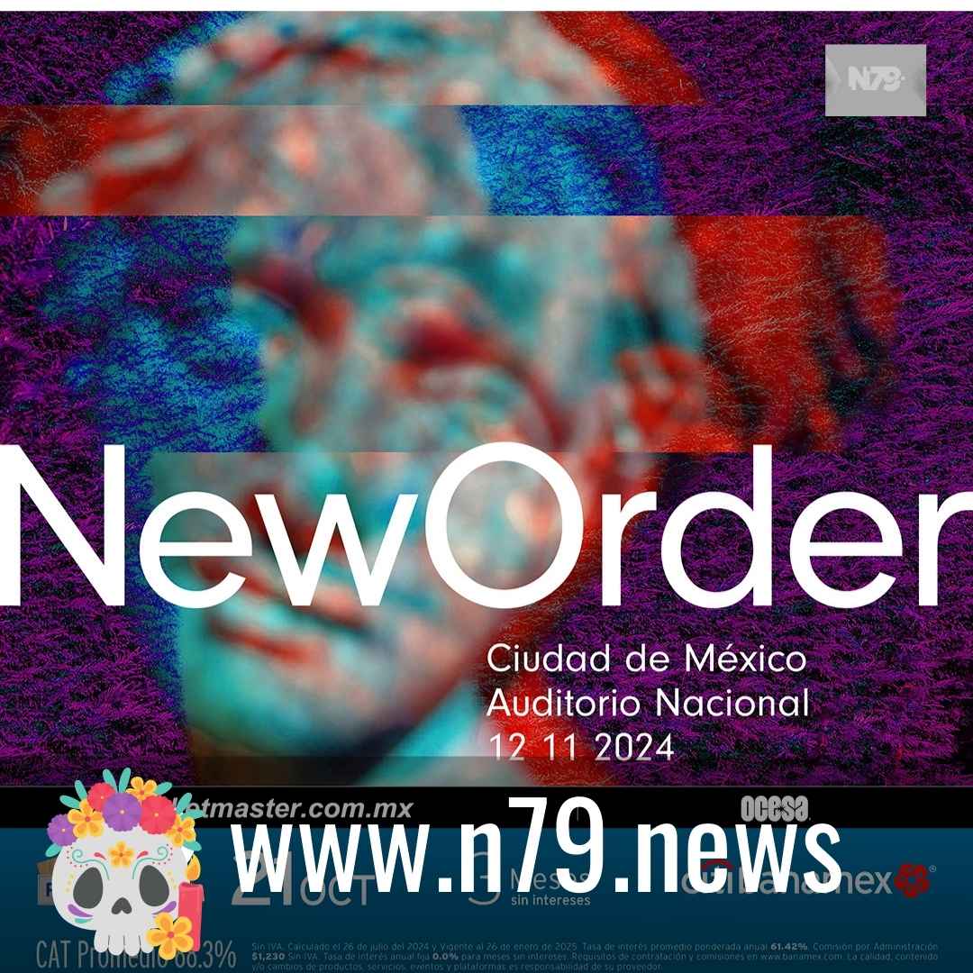 New Order regresa a la CDMX: concierto en el Auditorio Nacional