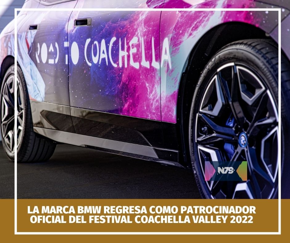 La marca BMW regresa como patrocinador oficial del Festival Coachella Valley 2022