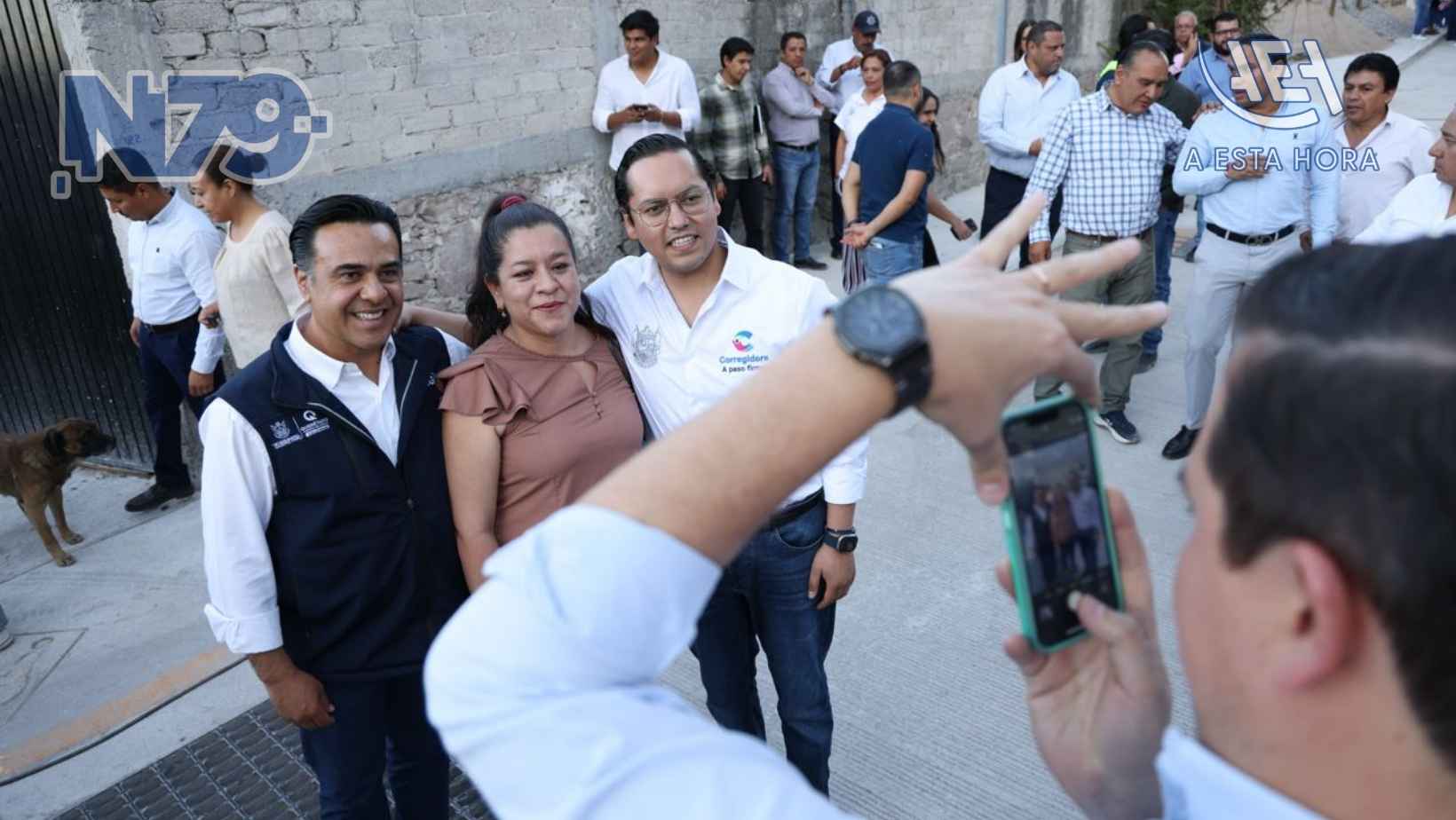 Luis Nava entrega obras en El Paraíso
