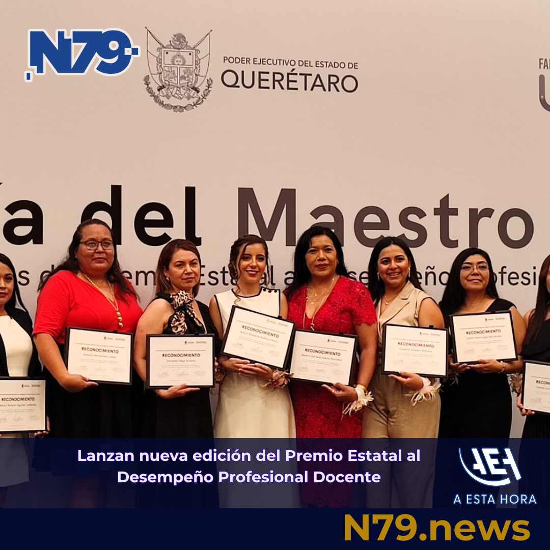 Lanzan nueva edición del Premio Estatal al Desempeño