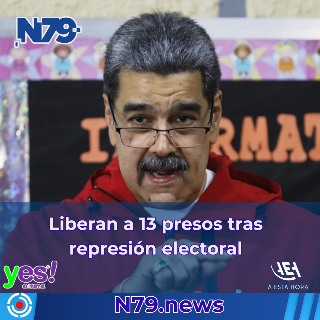 Liberan a 13 presos tras represión electoral