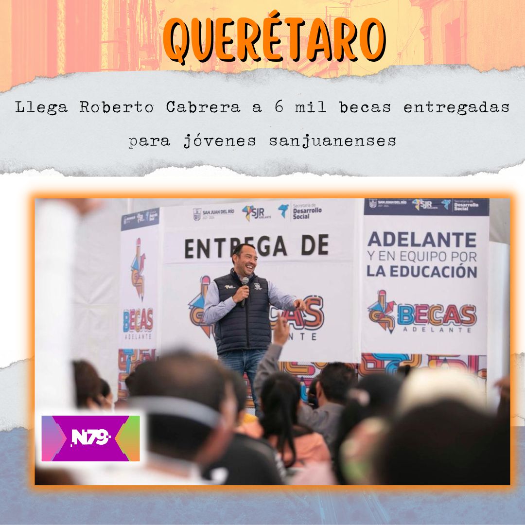 Llega Roberto Cabrera a 6 mil becas entregadas para jóvenes sanjuanenses