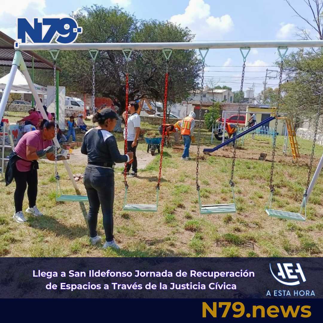 Llega a San Ildefonso Jornada de Recuperación de Espacios a Través de la Justicia Cívica