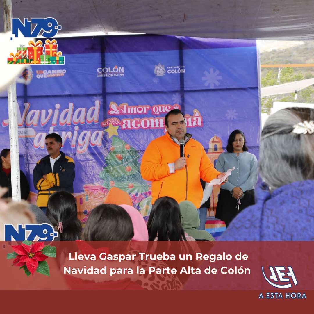Lleva Gaspar Trueba un Regalo de Navidad para la Parte Alta de Colón