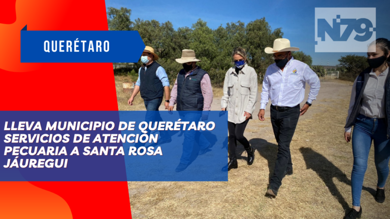 Lleva Municipio de Querétaro Servicios de Atención Pecuaria a Santa Rosa Jáuregui