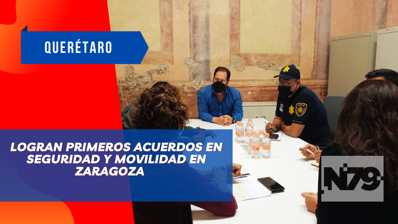 Logran primeros acuerdos en seguridad y movilidad en Zaragoza