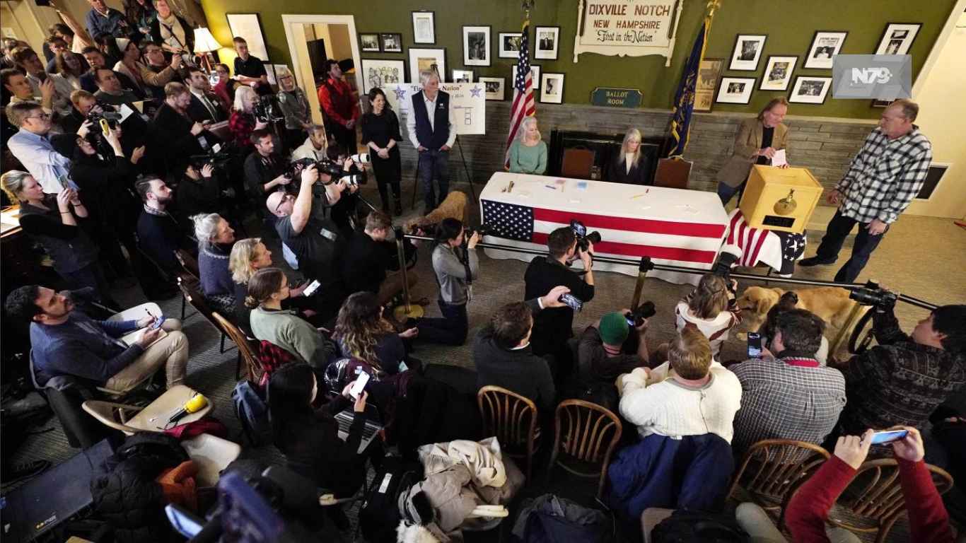 Los votantes registrados de la población de Dixville Notch emitieron su voto a favor de Nikki Haley