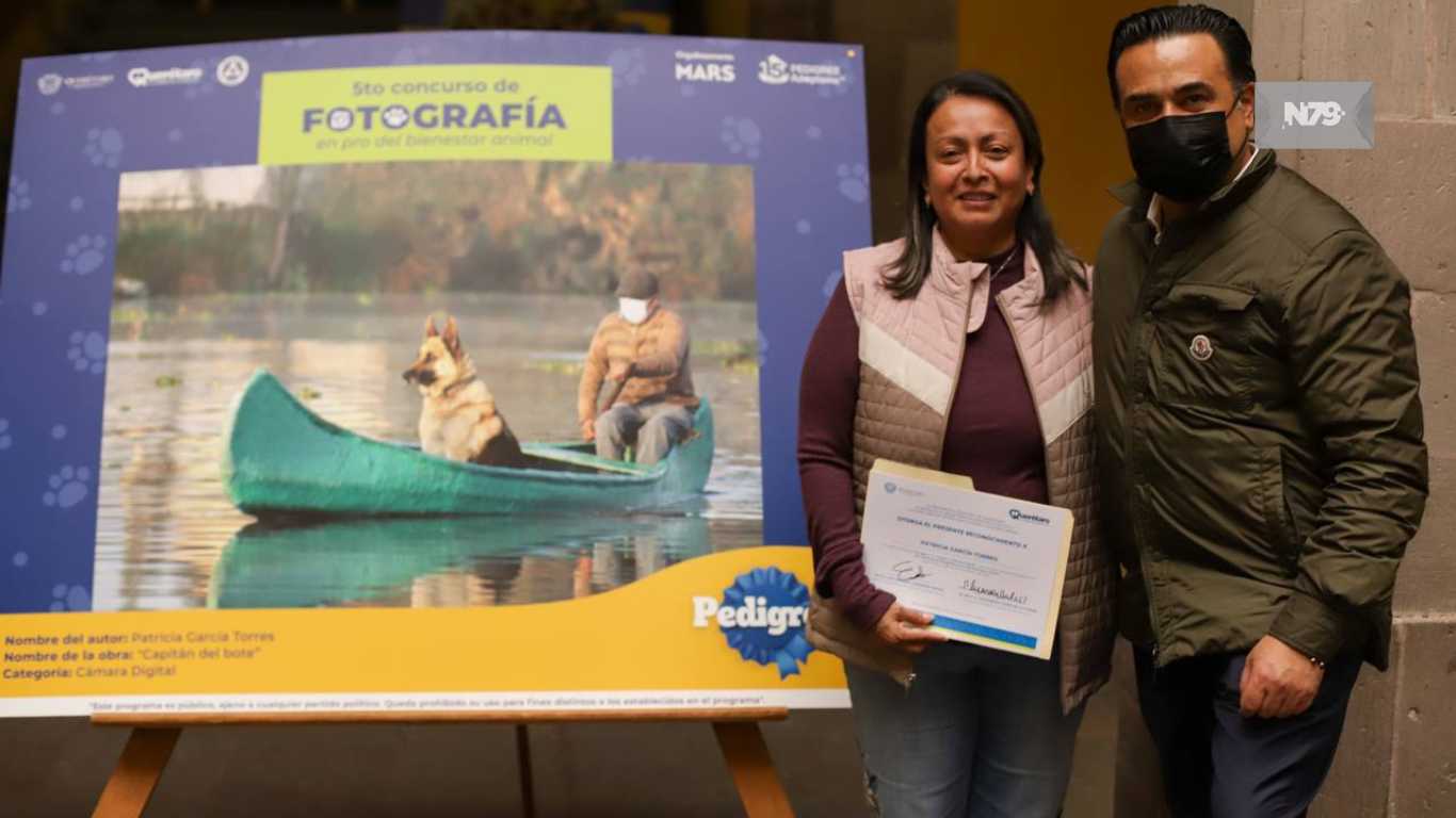 Luis Nava entregó los premios del 5to. Concurso de Fotografía en Pro del Bienestar Animal