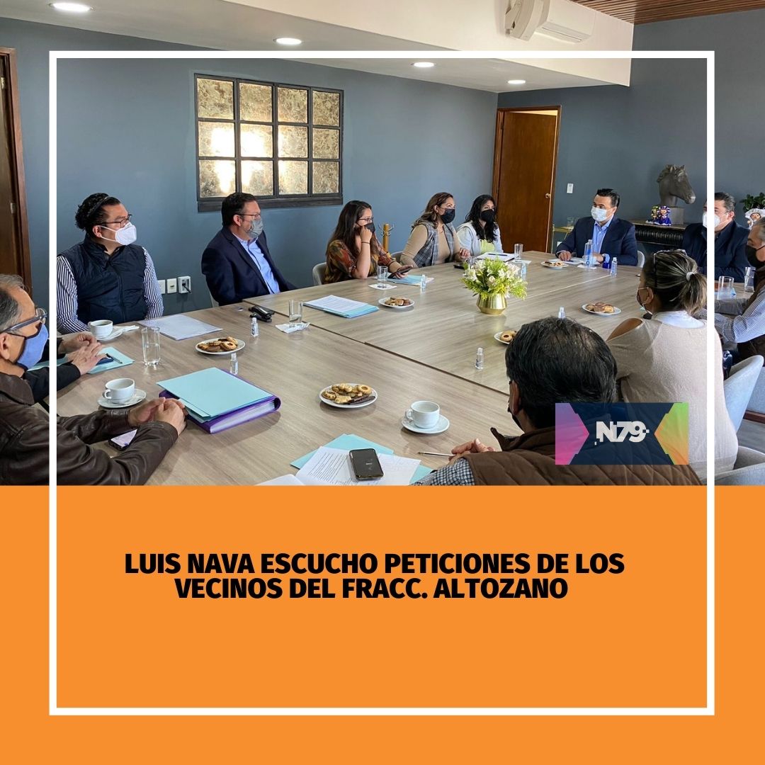 Luis Nava escucho peticiones de los vecinos del Fracc. Altozano