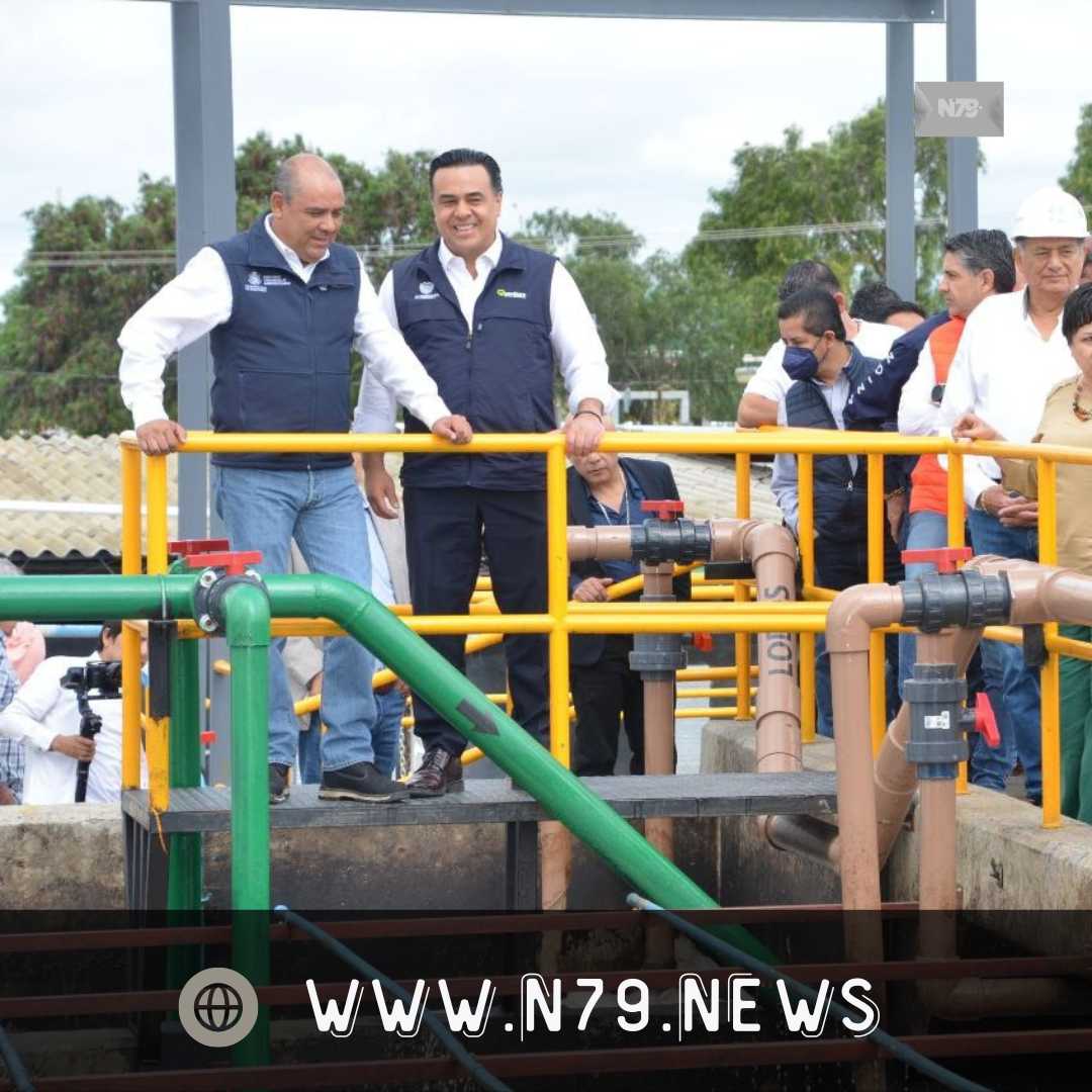 Luis Nava pone en marcha la planta tratadora de aguas residuales del Rastro Municipal
