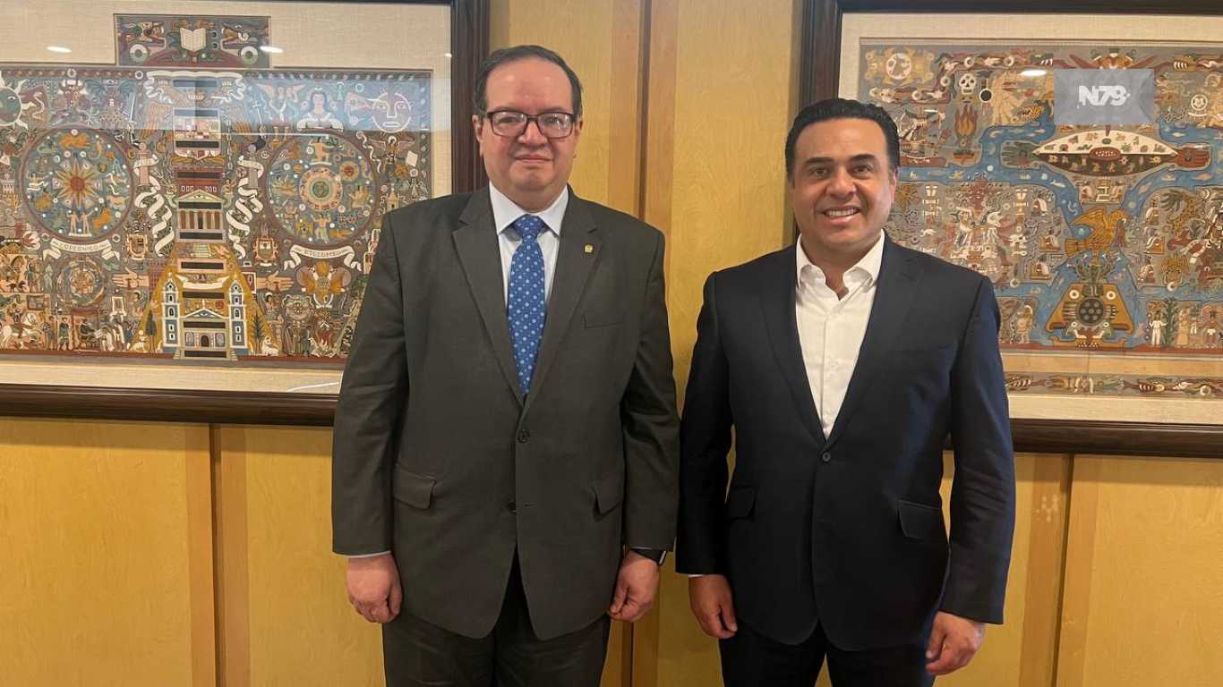 Luis Nava sostuvo una reunión con el Rector de la UNAM