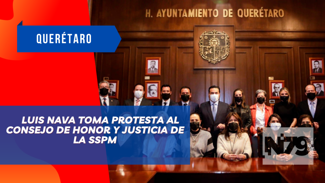 Luis Nava toma protesta al Consejo de Honor y Justicia de la SSPM