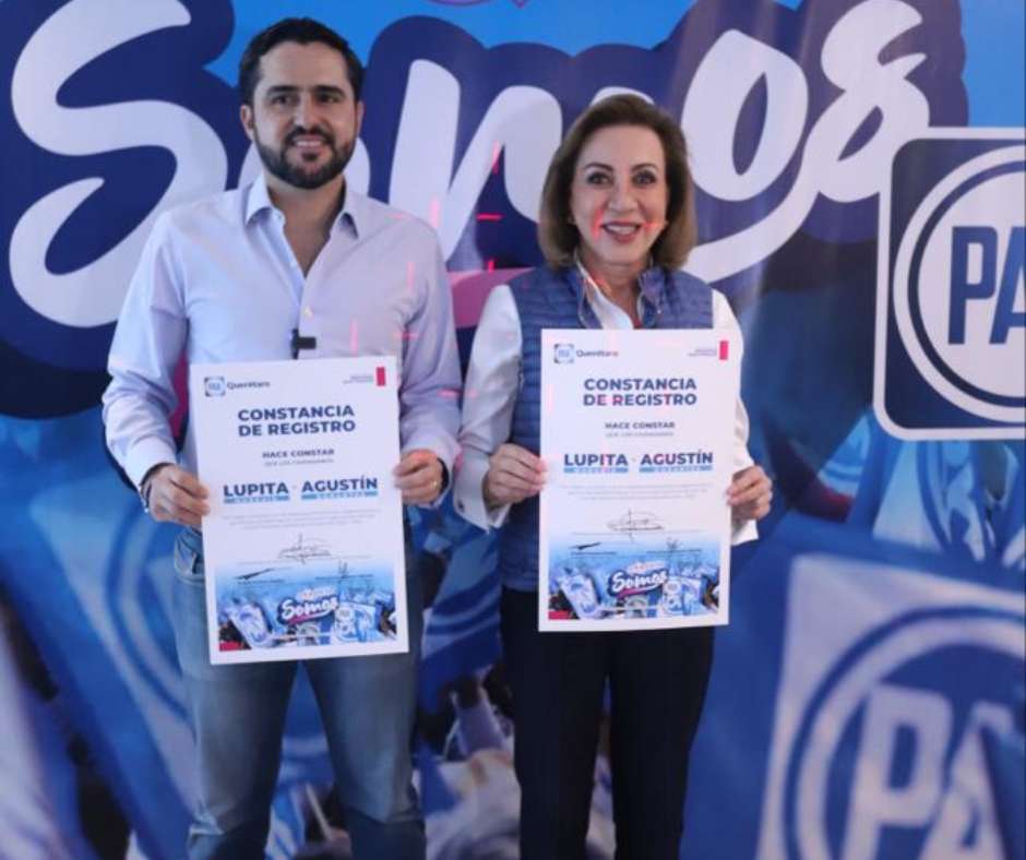Lupita Murguía y Agustín Dorantes, precandidatos al Senado