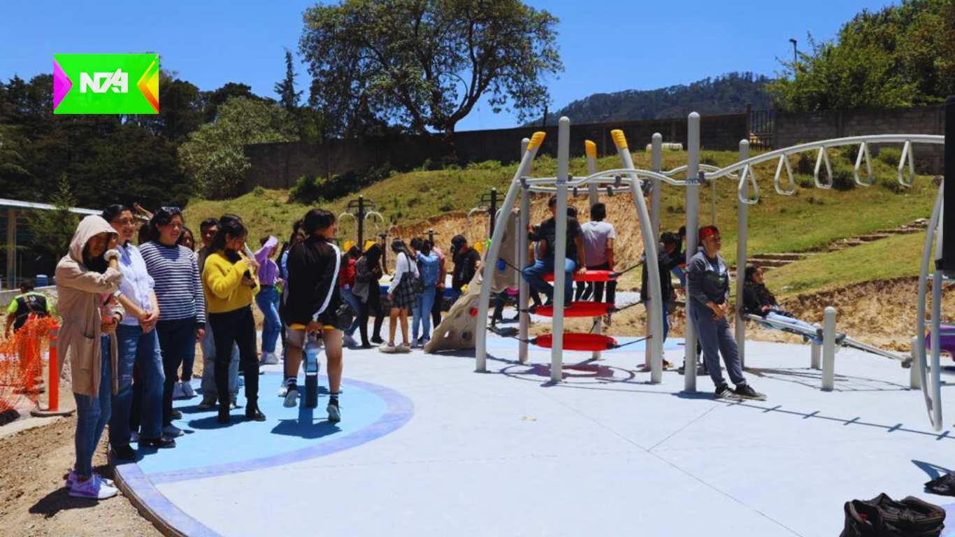 Lupita Ramírez inaugura el primer espacio de juegos y gimnasio al aire libre impulsando el deporte y la recreación