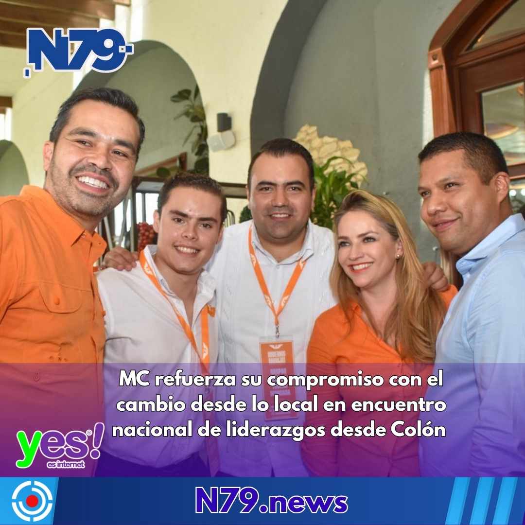 MC refuerza su compromiso con el cambio desde lo local en encuentro nacional de liderazgos desde Colón