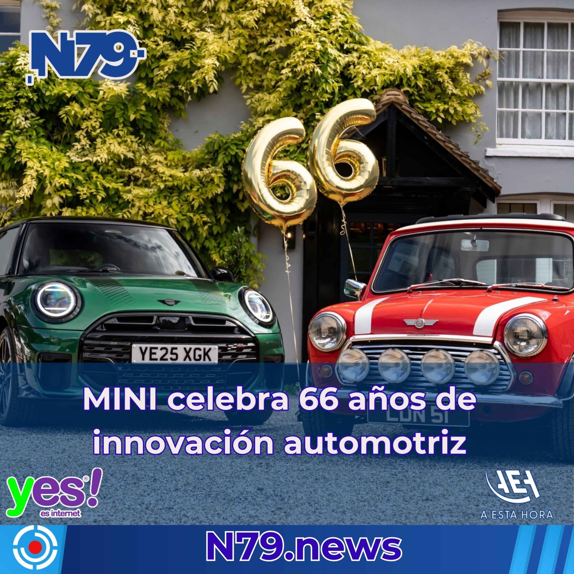 MINI celebra 66 años de innovación automotriz