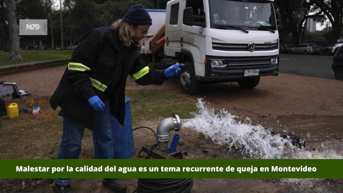 Malestar por la calidad del agua es un tema recurrente de queja en Montevideo
