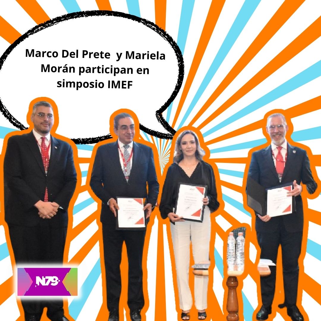 Marco Del Prete y Mariela Morán participan en simposio IMEF