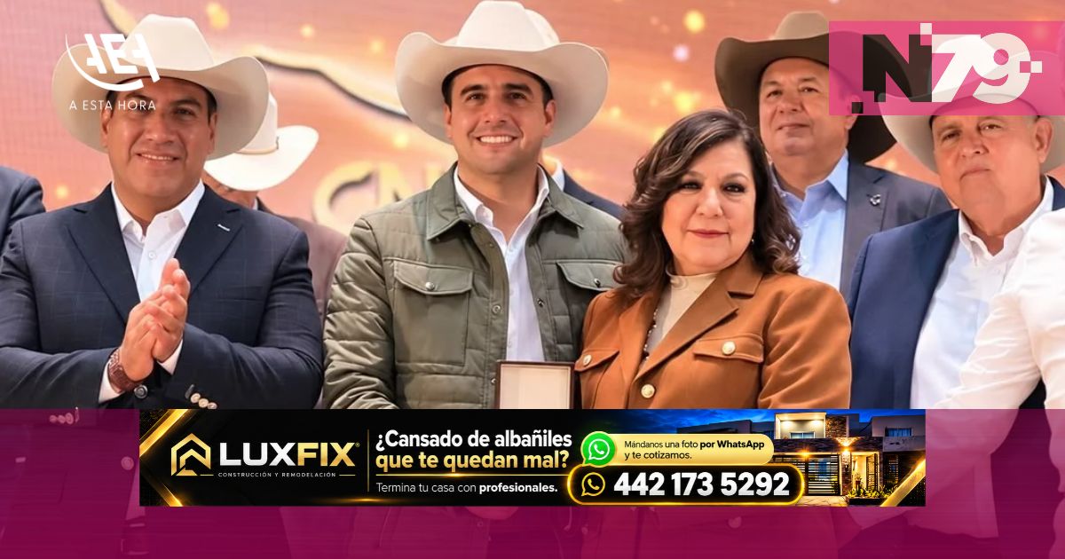 Marilú Ábrego recibe medalla al mérito ganadero