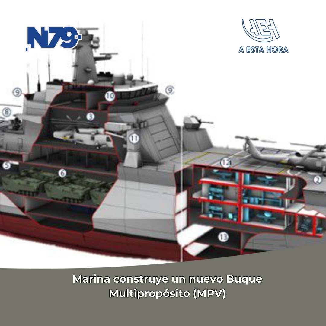 Marina construye un nuevo Buque Multipropósito (MPV)