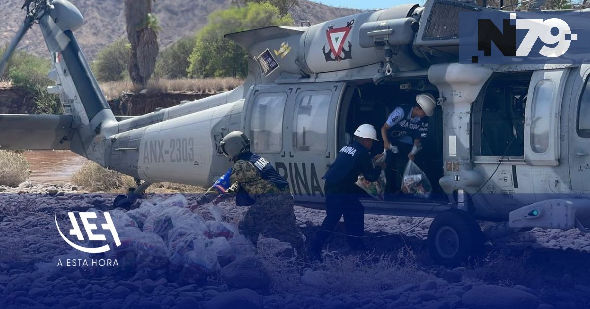 Marina establece puente marítimo tras huracán Polo