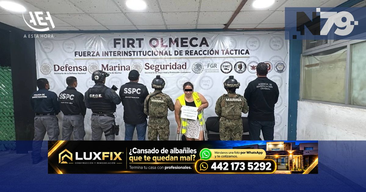 Marina reporta detención de presunta líder criminal