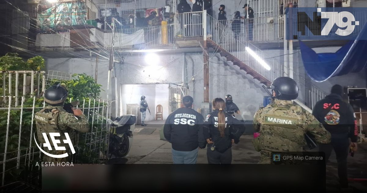 Marina y FGR aseguran droga en Tepito