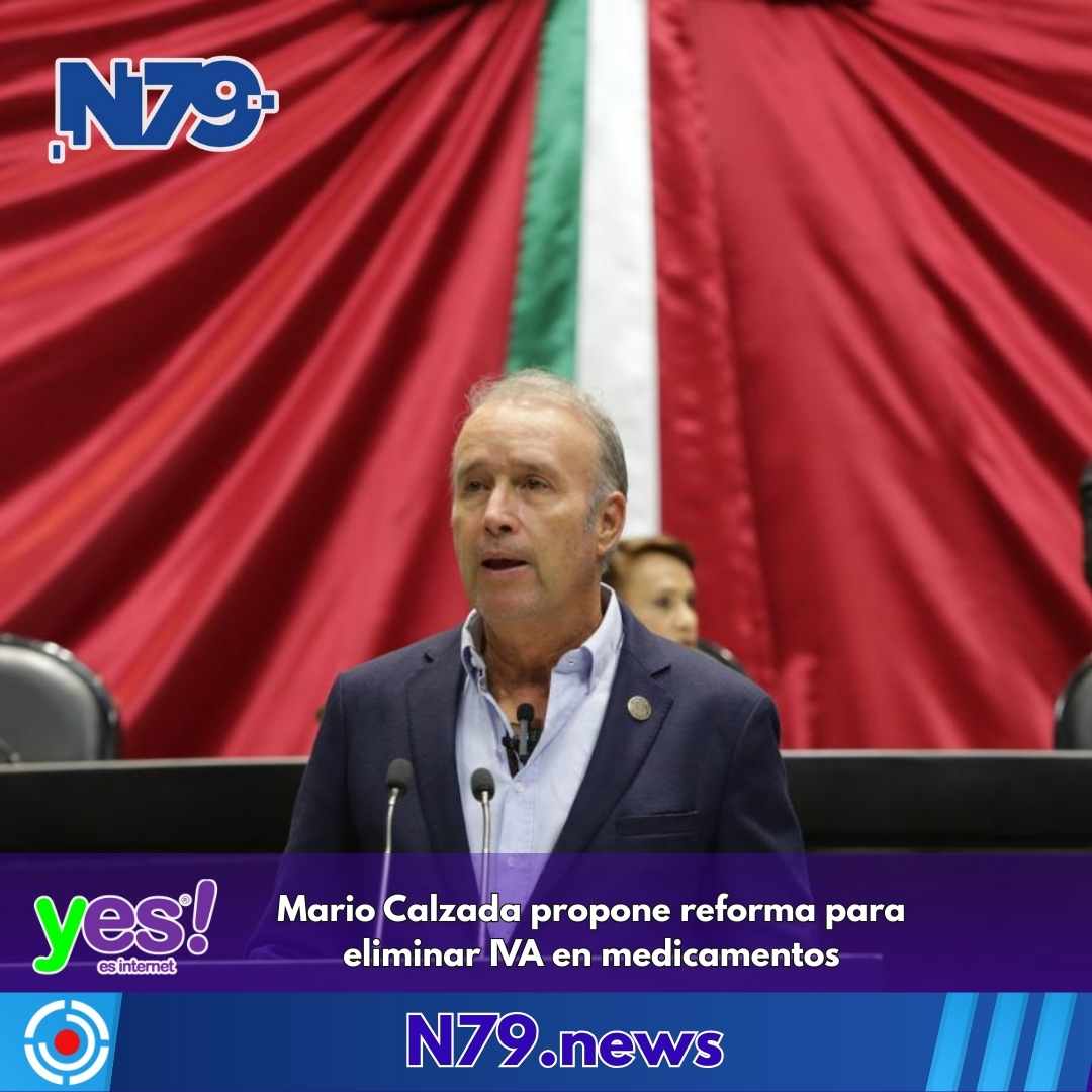 Mario Calzada propone reforma para eliminar IVA en medicamentos