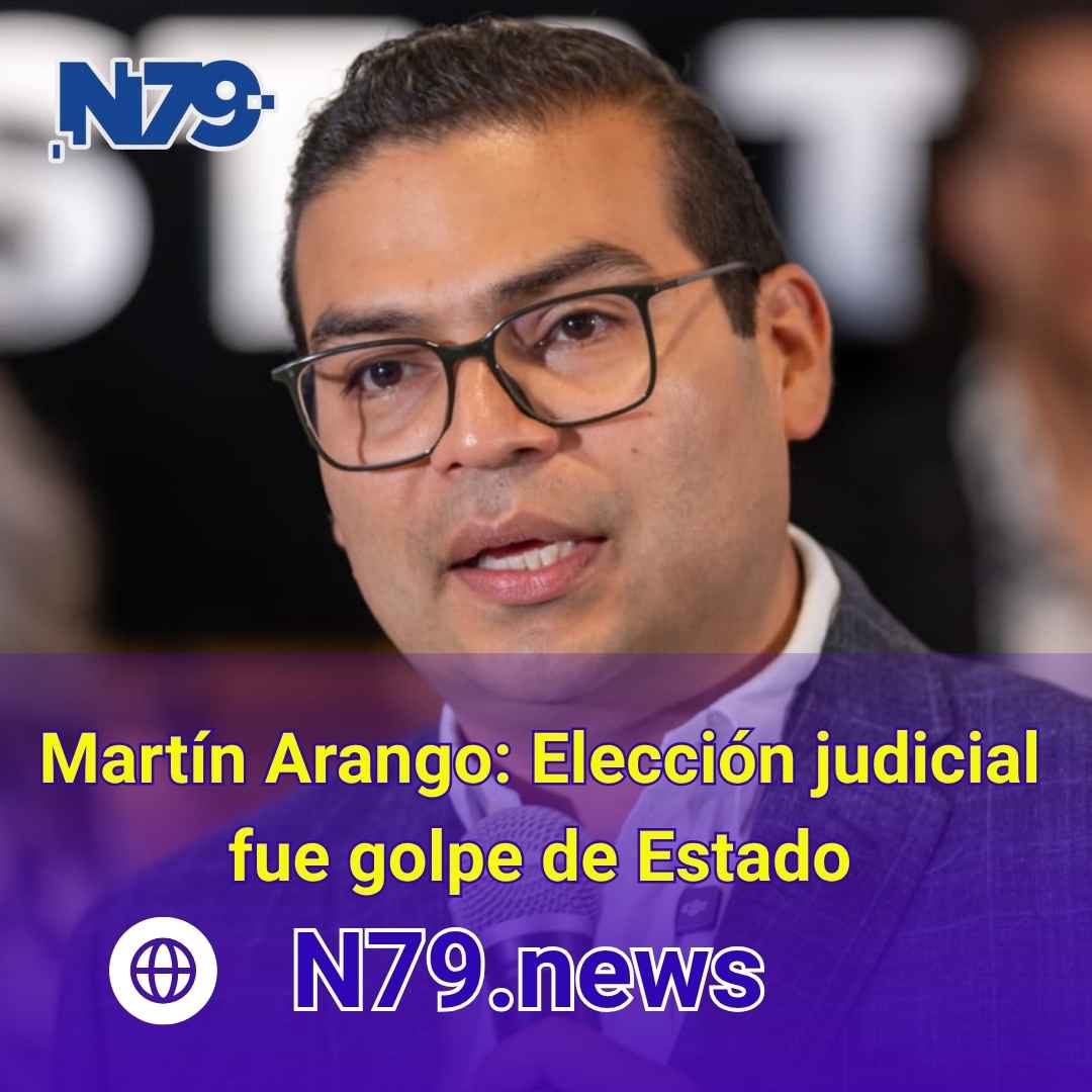 Martín Arango: Elección judicial fue golpe de Estado