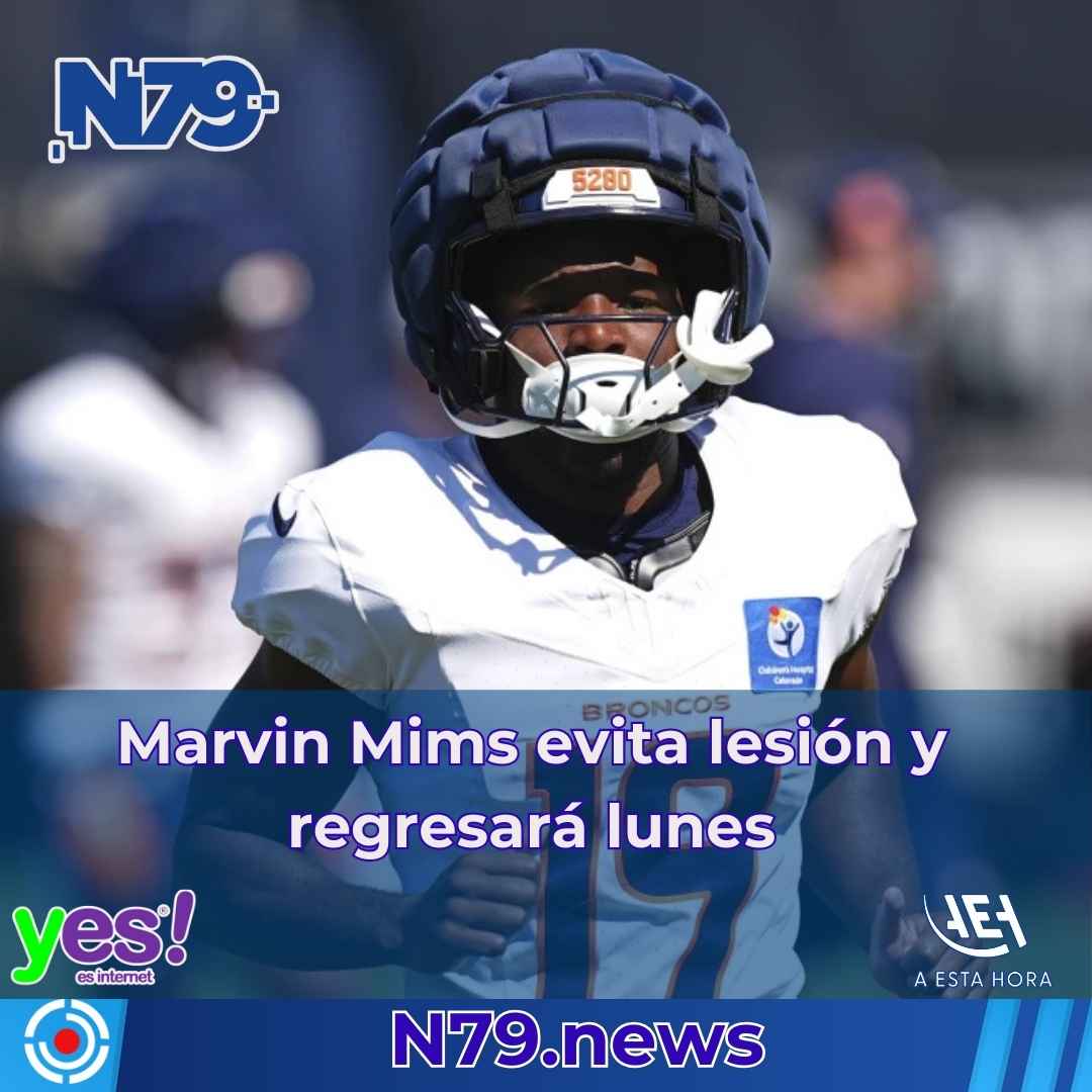 Marvin Mims evita lesión y regresará lunes