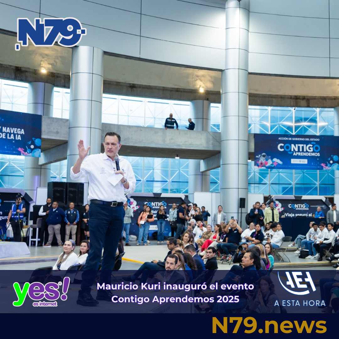 Mauricio Kuri inauguró el evento Contigo Aprendemos 2025
