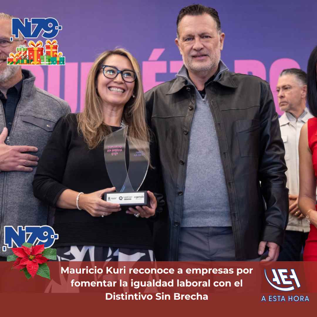 Mauricio Kuri reconoce a empresas por fomentar la igualdad laboral con el Distintivo Sin Brecha