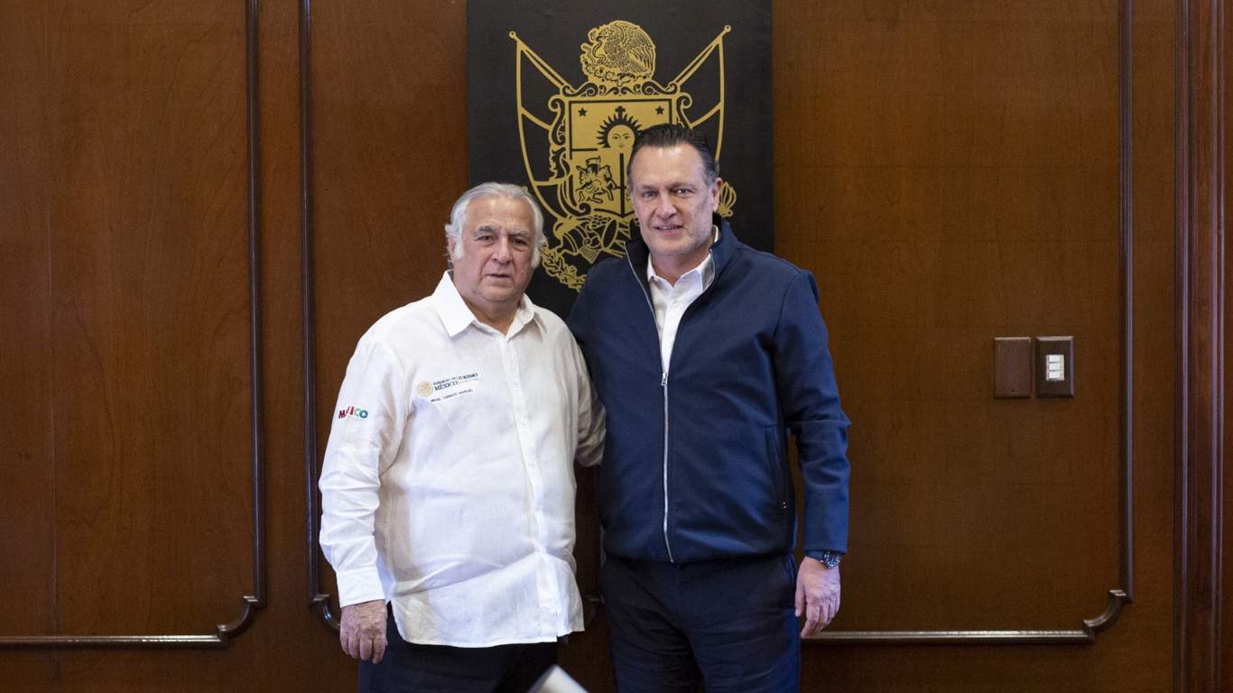Mauricio Kuri y Miguel Torruco acuerdan impulsar el turismo en Querétaro