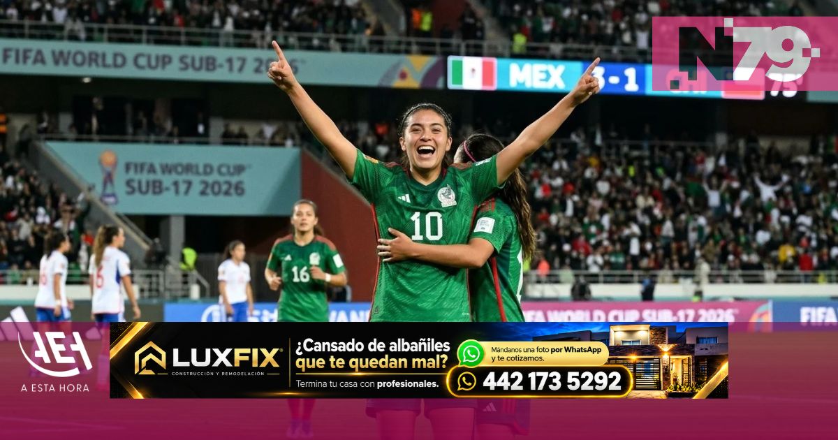 México remonta 3-1 a Chile en el Mundial Sub-17 Femenil 2026
