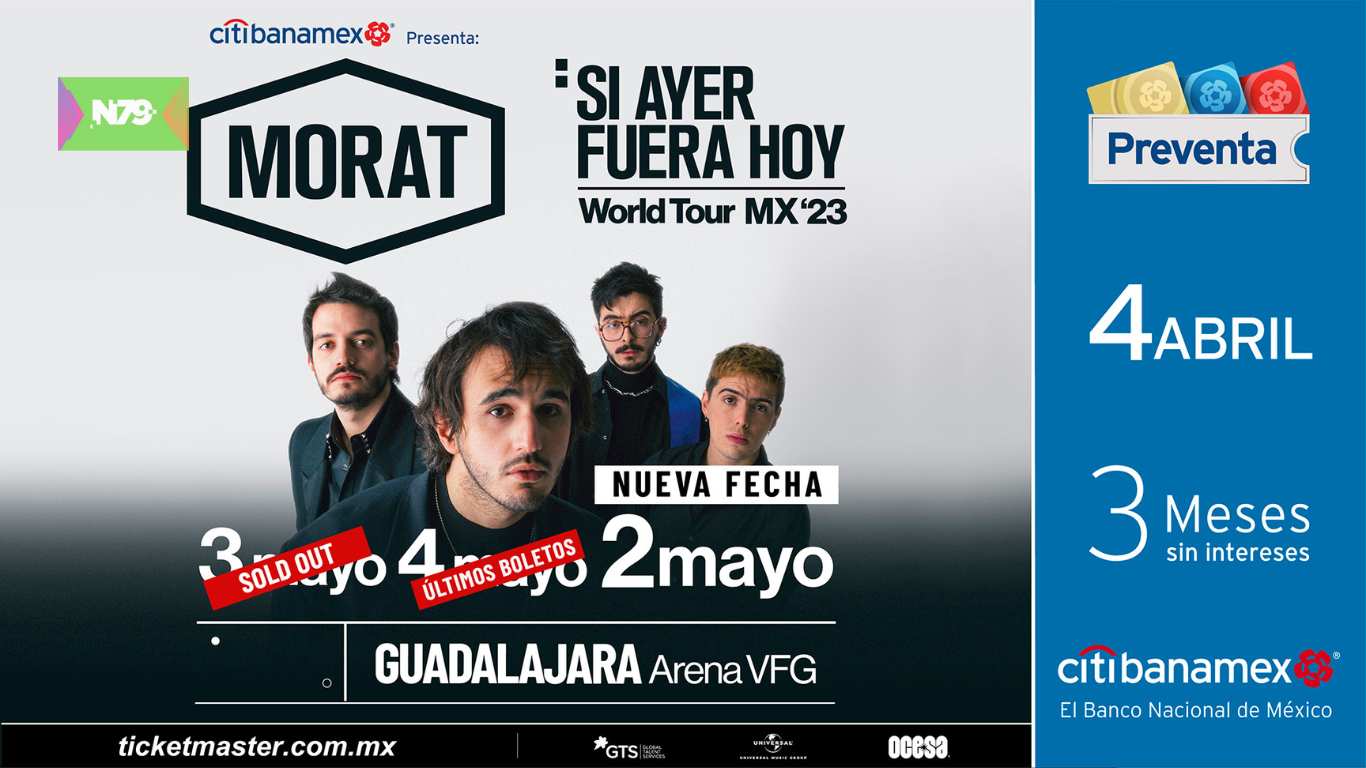 Morat abre tercera fecha para Guadalajara