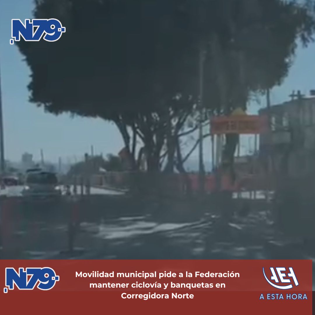 Movilidad municipal pide a la Federación mantener ciclovía y banquetas en Corregidora Norte