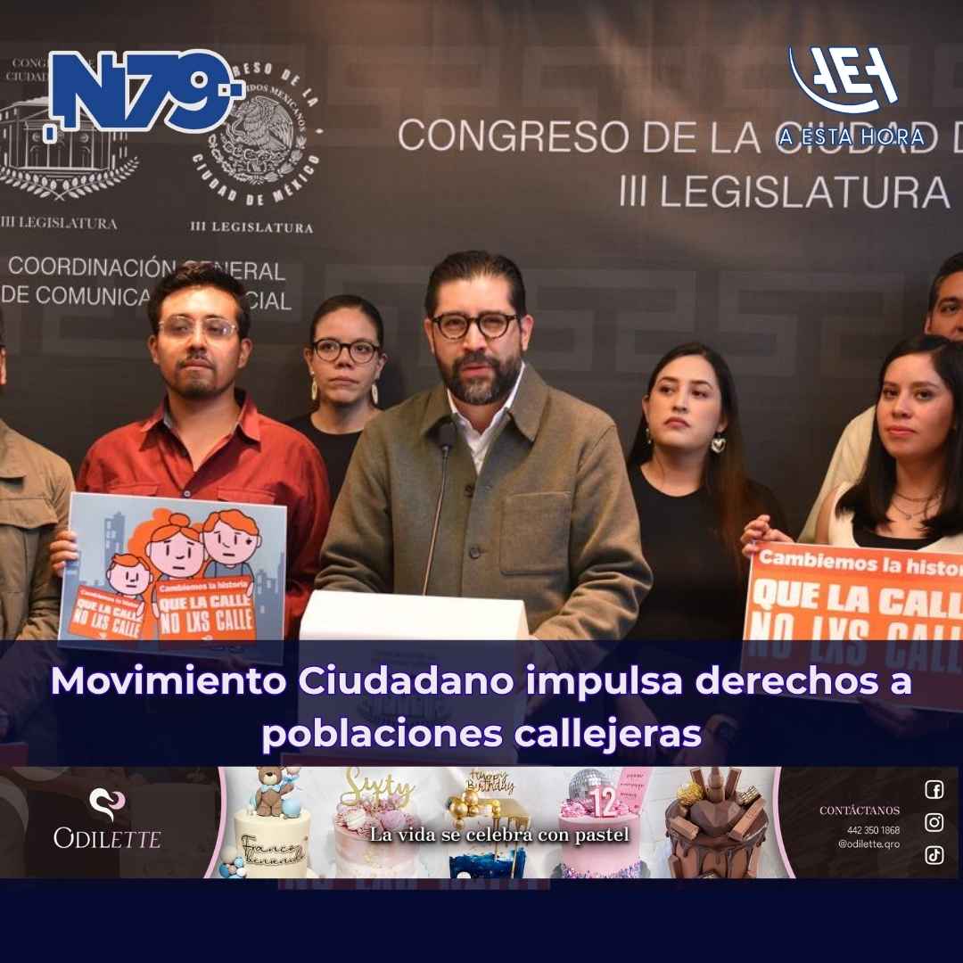 Movimiento Ciudadano impulsa derechos a poblaciones callejeras