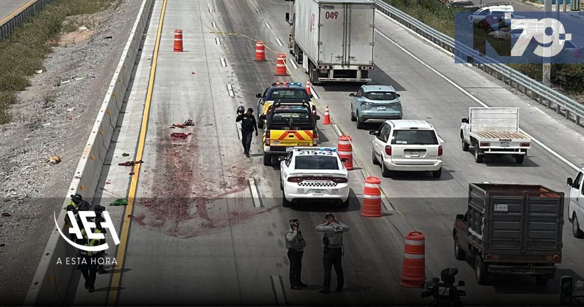 Muere persona atropellada en carretera 57
