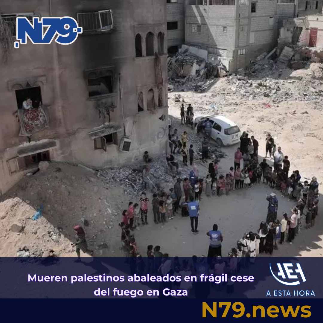 Mueren palestinos abaleados en frágil cese del fuego en Gaza