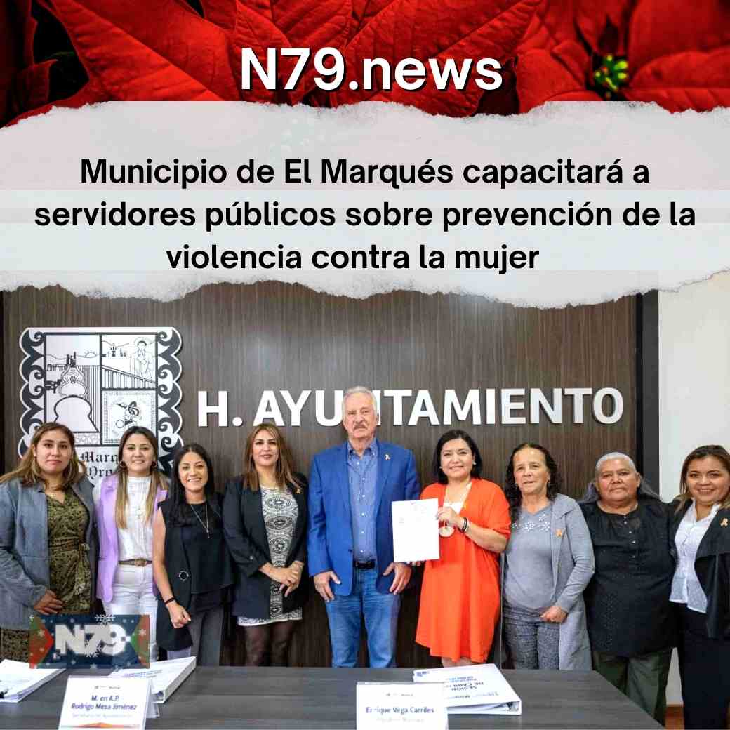 Municipio de El Marqués capacitará a servidores públicos sobre prevención de la violencia contra la mujer