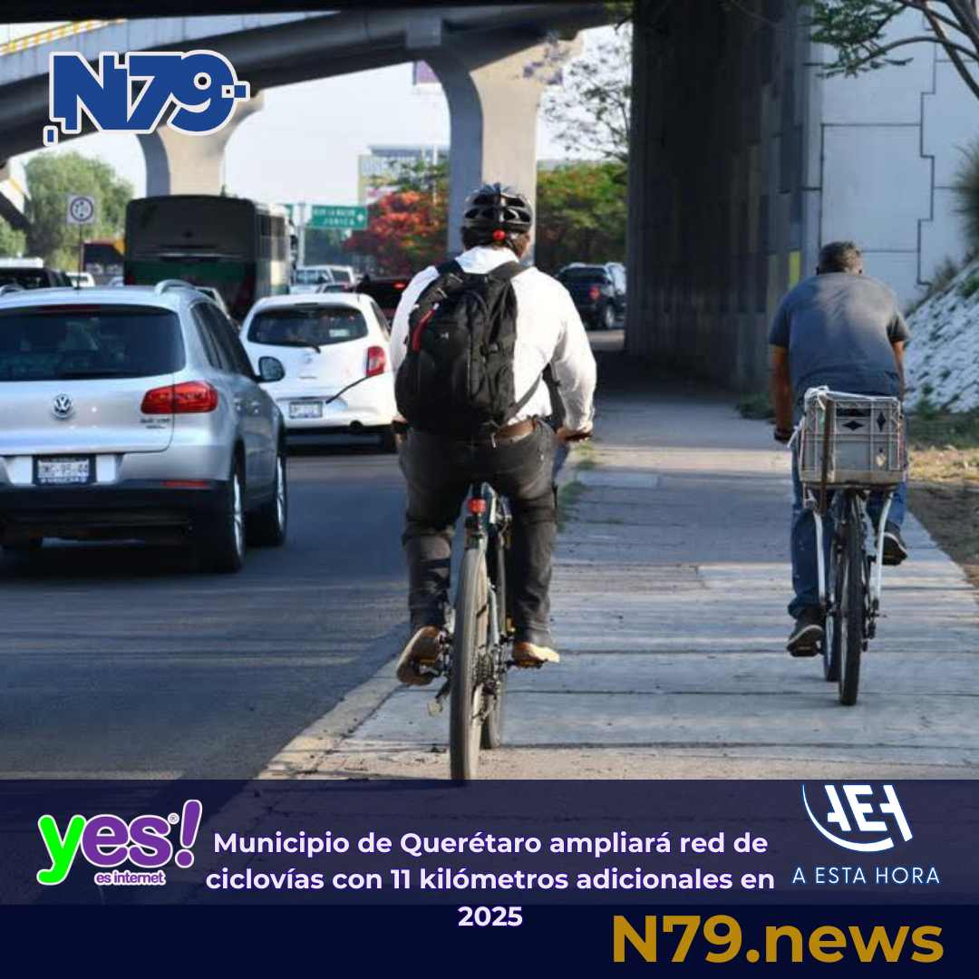 Municipio de Querétaro ampliará red de ciclovías con 11 kilómetros adicionales en 2025