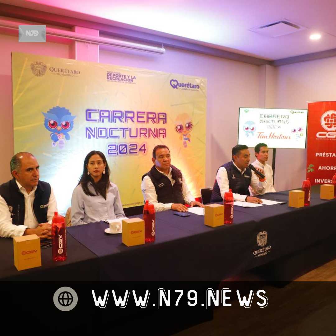 Municipio de Querétaro anunció la décimo tercera edición de la Carrera Nocturna CGV 2024