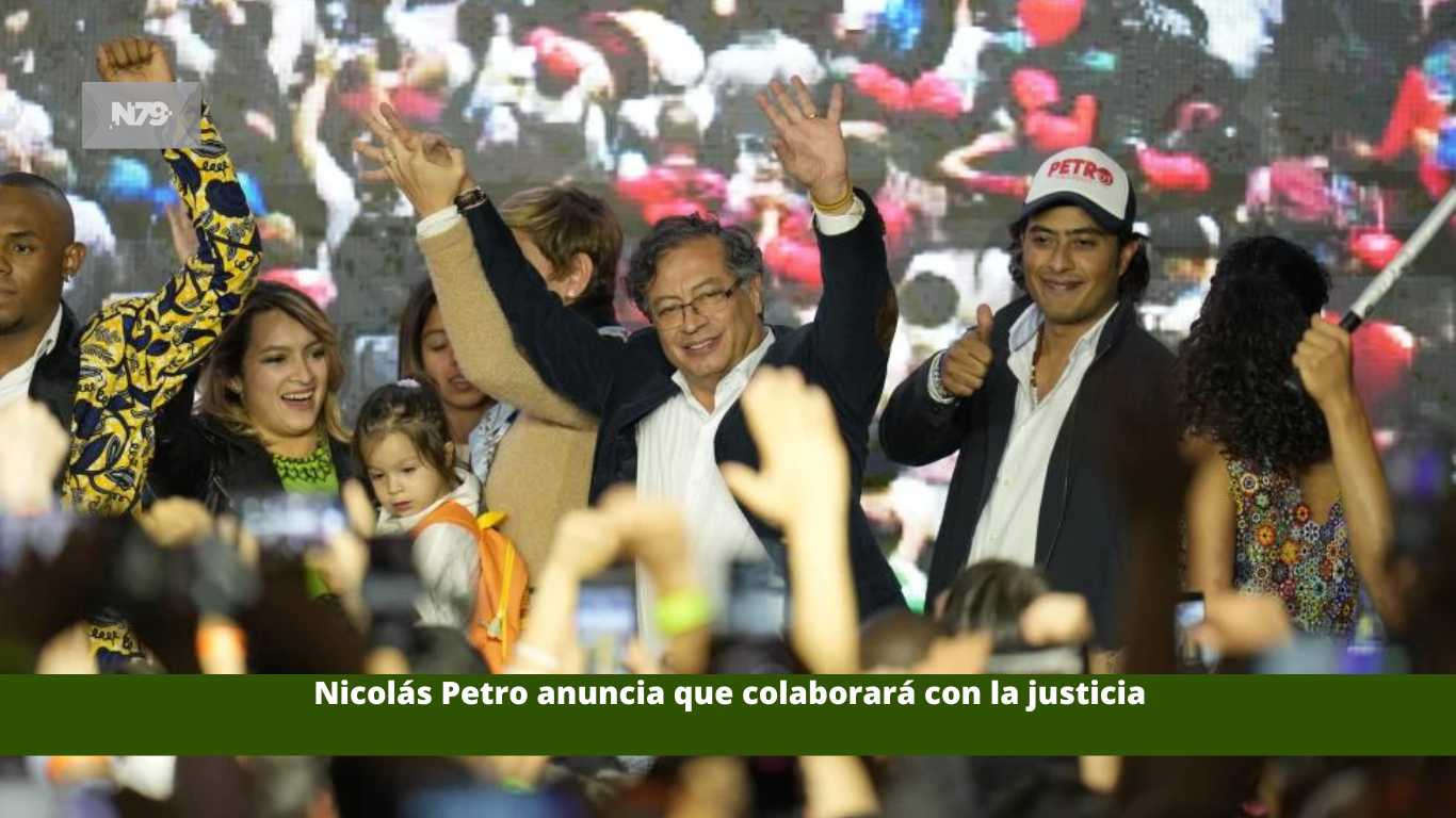 Nicolás Petro anuncia que colaborará con la justicia