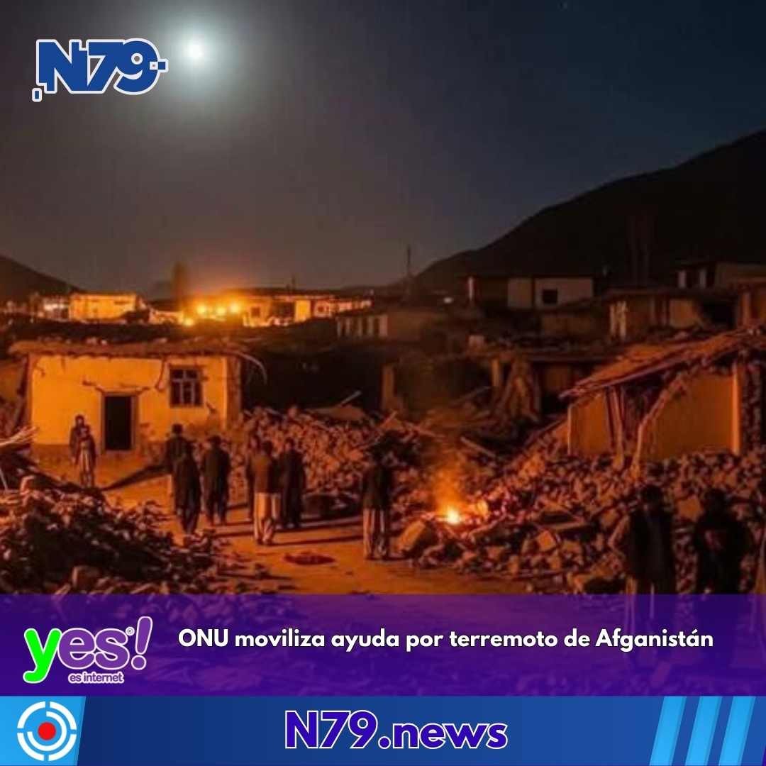 ONU moviliza ayuda por terremoto de Afganistán