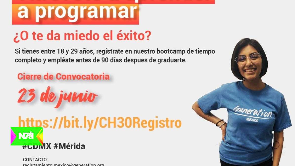 Ofrece Generation México cursos a mujeres en Mérida para fortalecer sus habilidades digitales