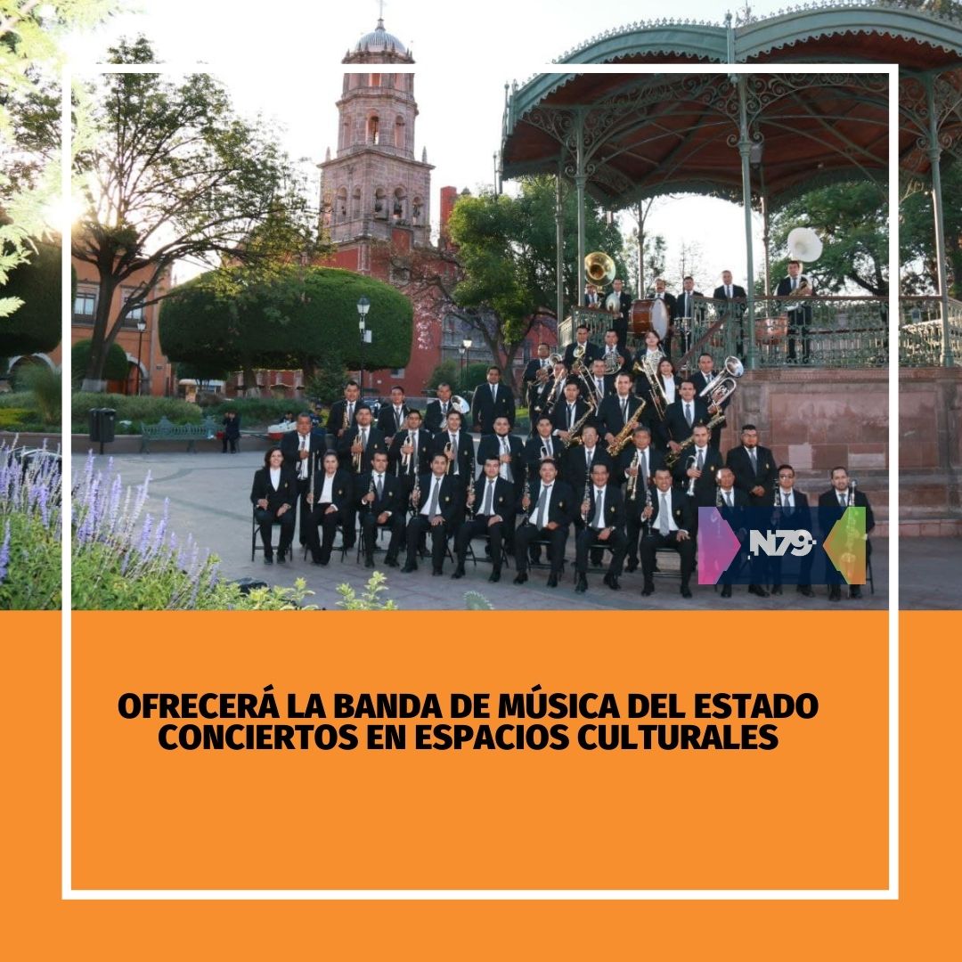 Ofrecerá la Banda de Música del estado conciertos en espacios culturales