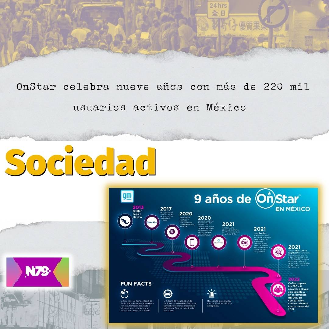 OnStar celebra nueve años con más de 220 mil usuarios activos en México