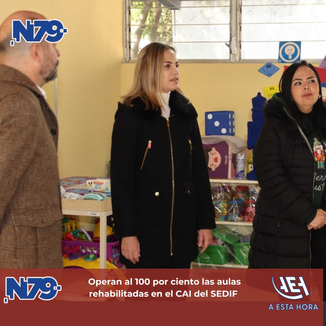 Operan al 100 por ciento las aulas rehabilitadas en el CAI del SEDIF